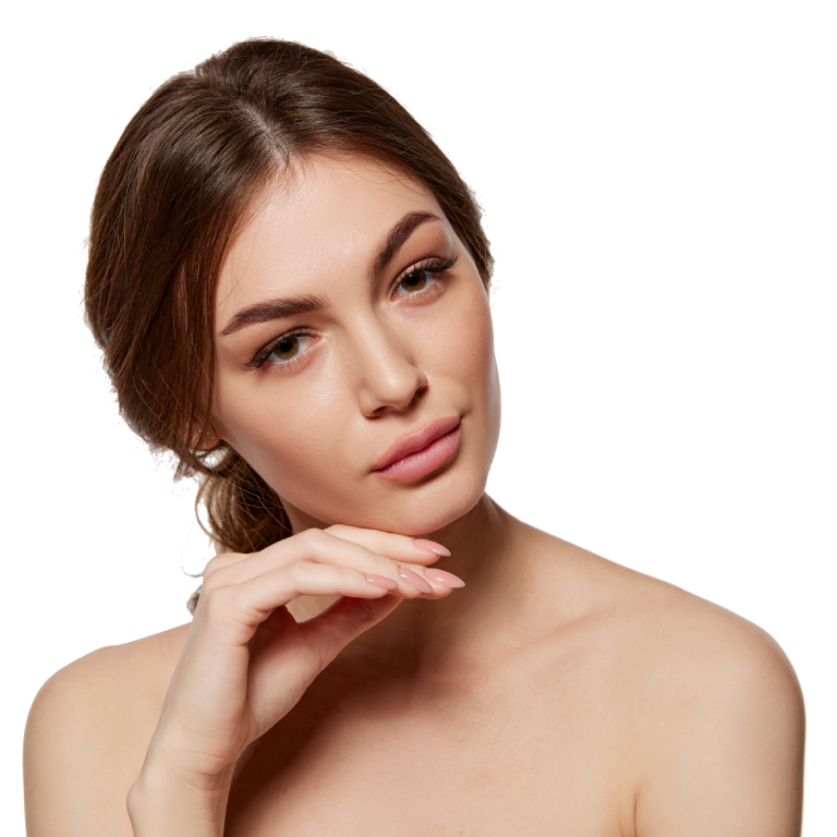 Woman with full, defined lips, showcasing Lip Fillers at Aesthetica Medspa in Paramus, NJ—adds volume, shape, and symmetry.